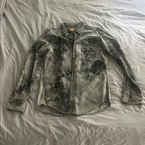 Boss Men's Tie-Dye Denim Jacket